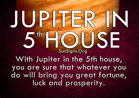 In this life area, you can become successful the most easy and efficient way. . Jupiter in 5th house composite